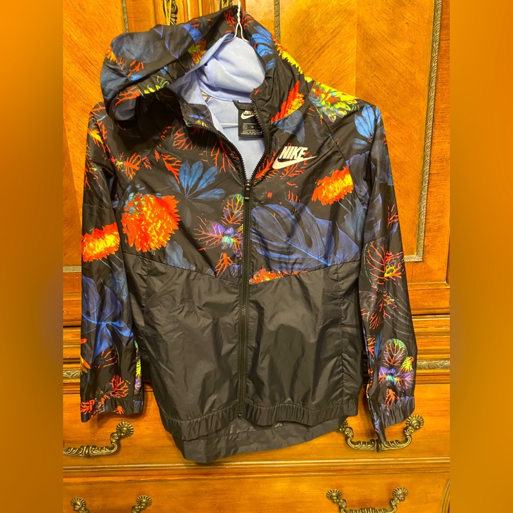 Nike track jacket tropical floral XL